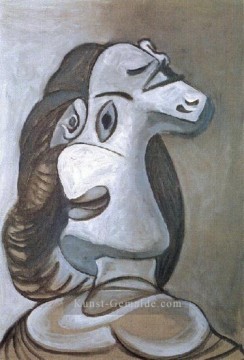  femme Kunst - Tete de femme 1924 kubistisch